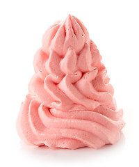 Image showing pink whipped cream