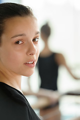 Image showing Beautiful young girl close up