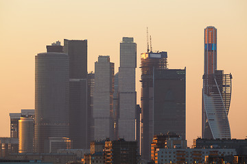 Image showing Modern skyscrapers