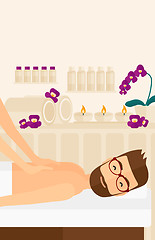 Image showing Man recieving massage.