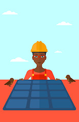 Image showing Constructor with solar panel.