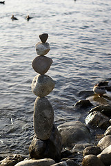 Image showing balancing stones