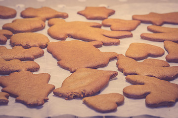 Image showing Homemade cookies for christmas