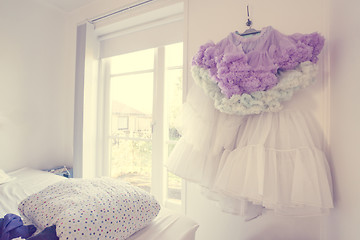 Image showing Tulle skirt in a bedroom