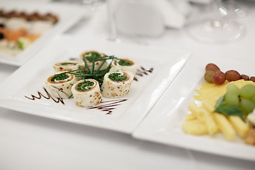 Image showing Gourmet appetizers