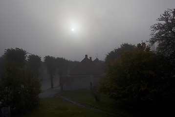 Image showing Fog in the morning.