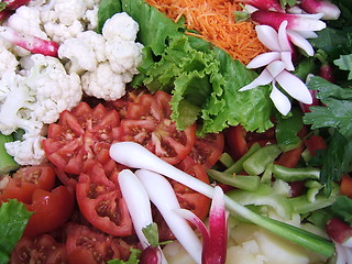 Image showing Colorful salad