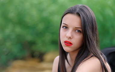 Image showing Young beautiful girl