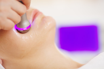 Image showing Lifting procedure in the beauty treatment salon