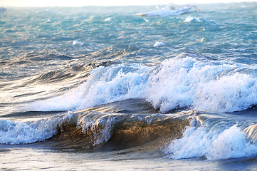 Image showing Stormy ocean