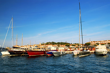 Image showing Boats at St.Tropez