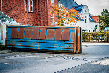 Image showing Large container on the street