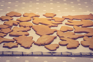 Image showing Cookies for xmas on a sheet