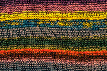 Image showing Colorful knitwear pattern