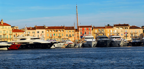 Image showing Boats at St.Tropez