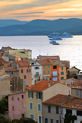 Image showing Cruise ships at St.Tropez