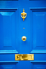 Image showing  blue handle in london antique  
