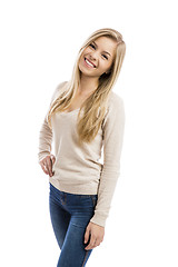 Image showing Beautiful teenage girl