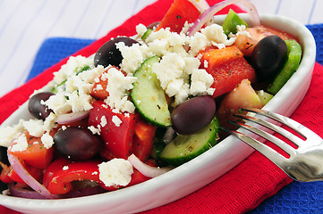 Image showing Greek salad