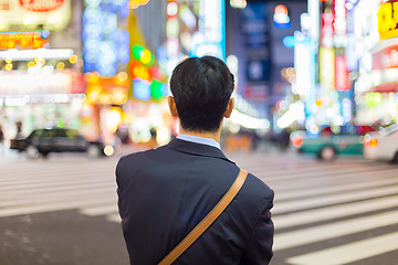 Image showing Businessmnn in Shinjuku, Tokyo, Japan.