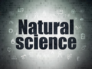 Image showing Science concept: Natural Science on Digital Paper background