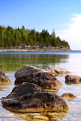 Image showing Lake landscape