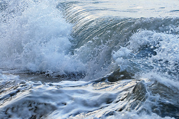 Image showing Waves in stormy ocean