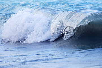 Image showing Wave in stormy ocean