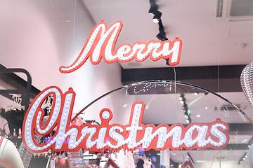 Image showing Merry Christmas sign