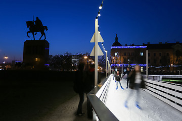 Image showing Skating rink in King Tomislav Park