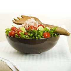 Image showing Prosciutto salad