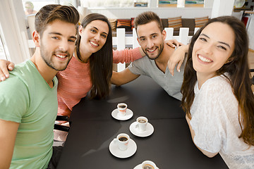 Image showing A coffee with friends