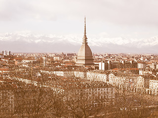 Image showing Turin, Italy vintage