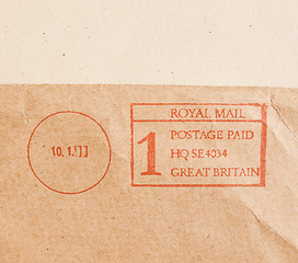Image showing  Postage meter vintage