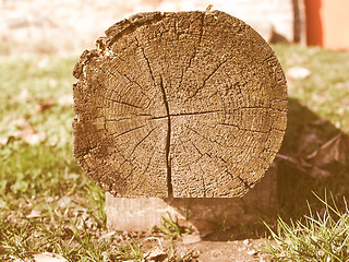 Image showing  Wood picture vintage