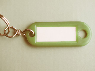 Image showing  Green keyring vintage