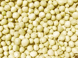 Image showing Retro looking Peas picture