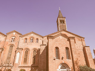 Image showing Sant Eustorgio church Milan vintage