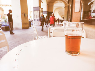 Image showing  British ale beer pint vintage