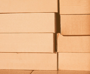 Image showing  Cardboard box vintage