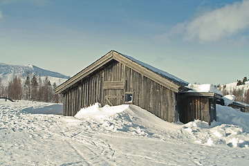Image showing Mountain farmhouse