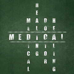 Image showing Healthcare concept: Medical in Crossword Puzzle