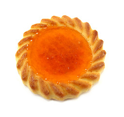 Image showing small apricot tart