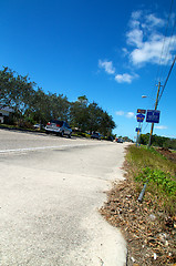 Image showing Bonita Beach Road low angle