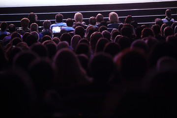 Image showing People watching cinema