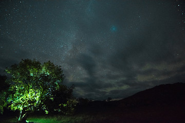 Image showing Night stars sky