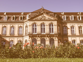 Image showing Neues Schloss (New Castle), Stuttgart vintage