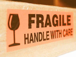 Image showing  Fragile vintage