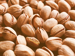 Image showing Retro looking Pistachios picture