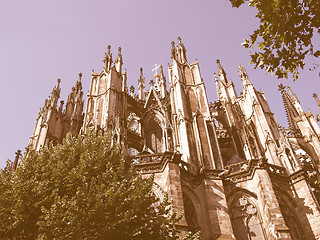 Image showing Koeln Dom vintage